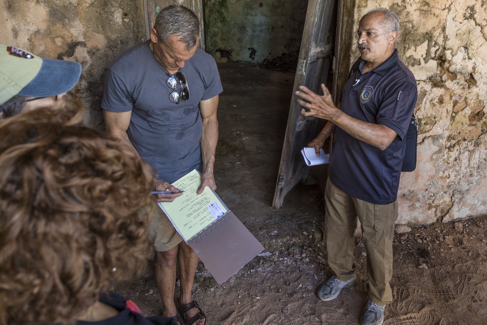 U.S. National Park Service Inspects Fortin de San Geronimo In San Juan