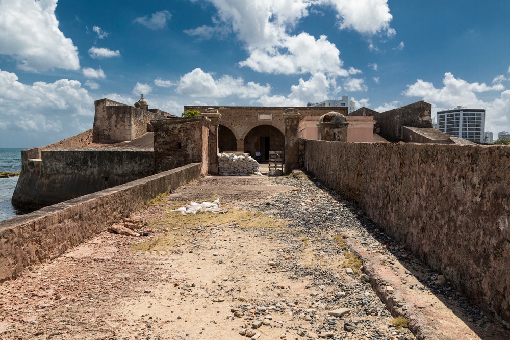 FEMA and National Park Service Inspect Fortín de San Gerónimo in Puerto Rico