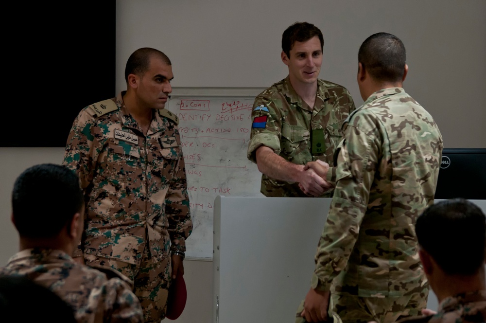Jordanian, U.S. forces train on NATO planning procedures
