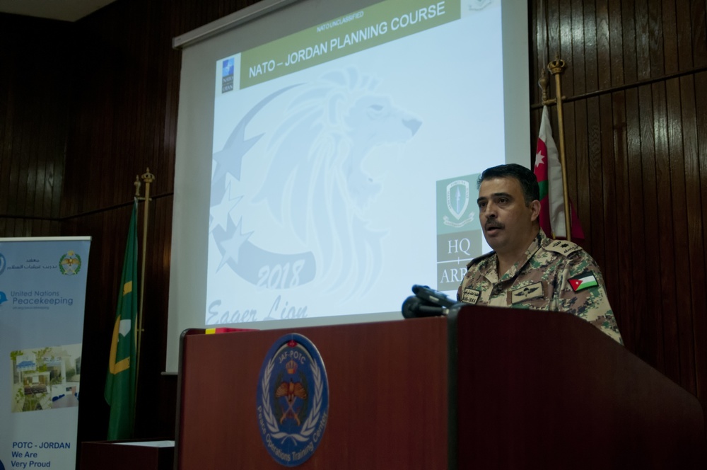 Jordanian, U.S. forces train on NATO planning procedures