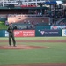 Maj. Gen. Miller throws out the first pitch