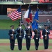 Dyess Honor Guard presents the colors