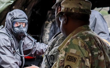 Practice makes perfect during nation-wide CBRN scenario for Maryland Unit