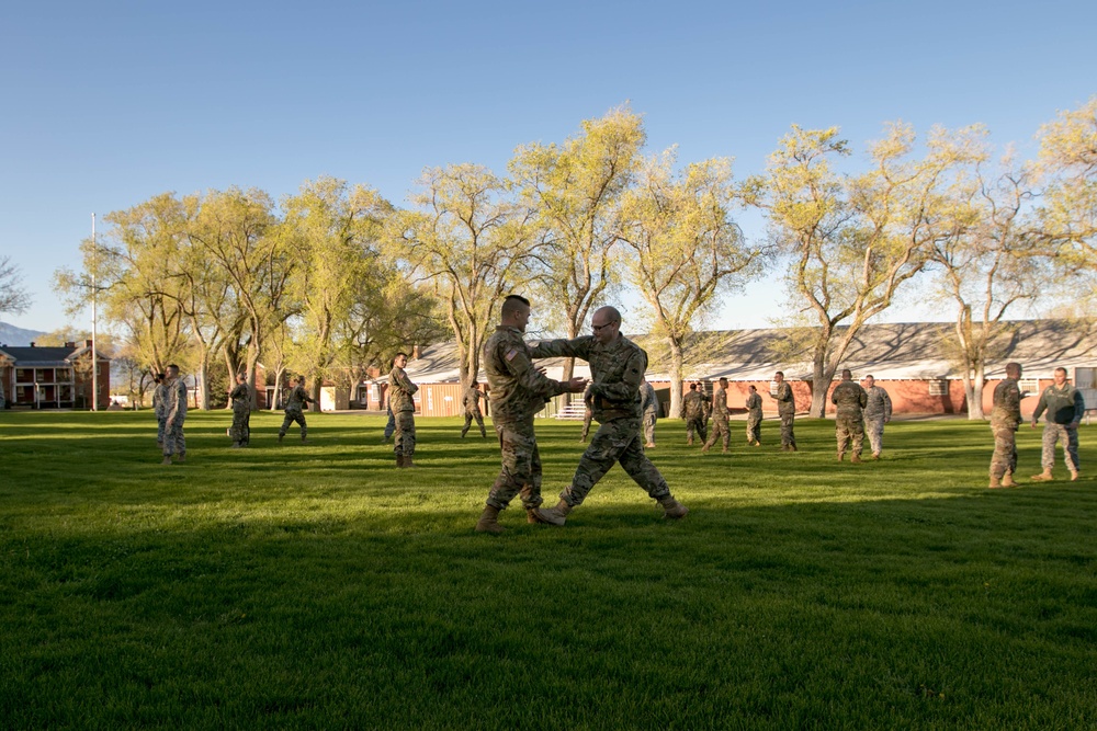 Reserve Soldiers Refresh Combative Skills