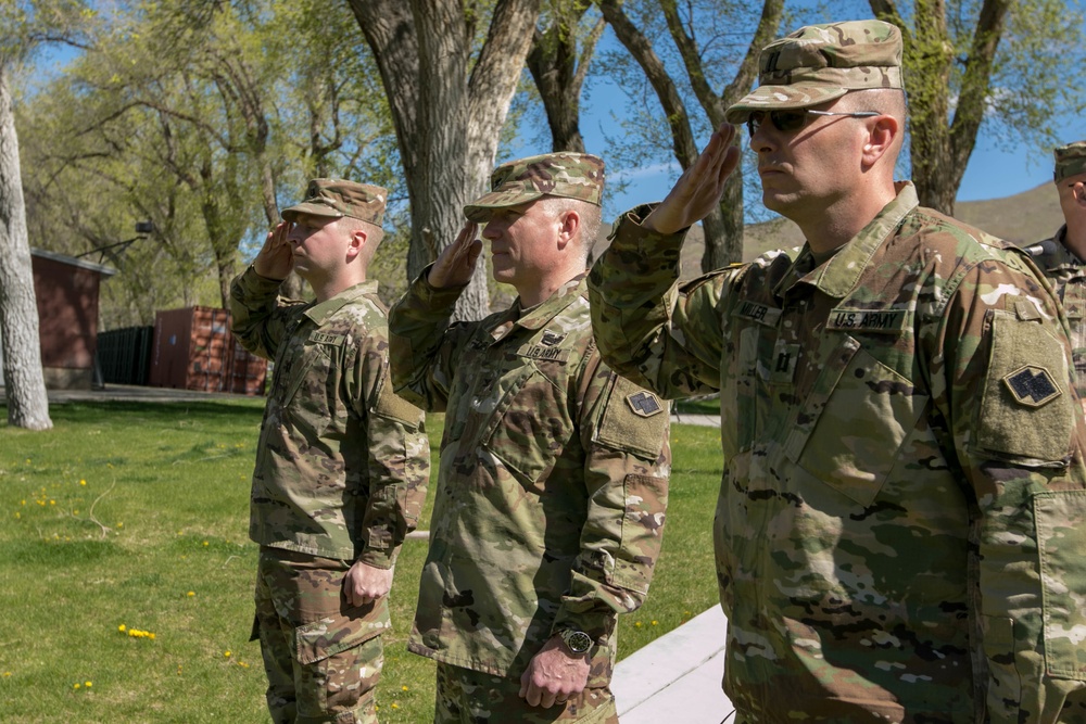 HHC 96th SB Welcomes Incoming Commander
