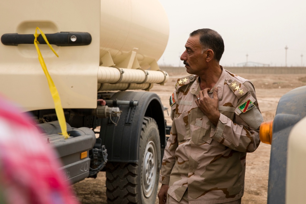 Iraqi Army 38th BDE Vehicle Transfer