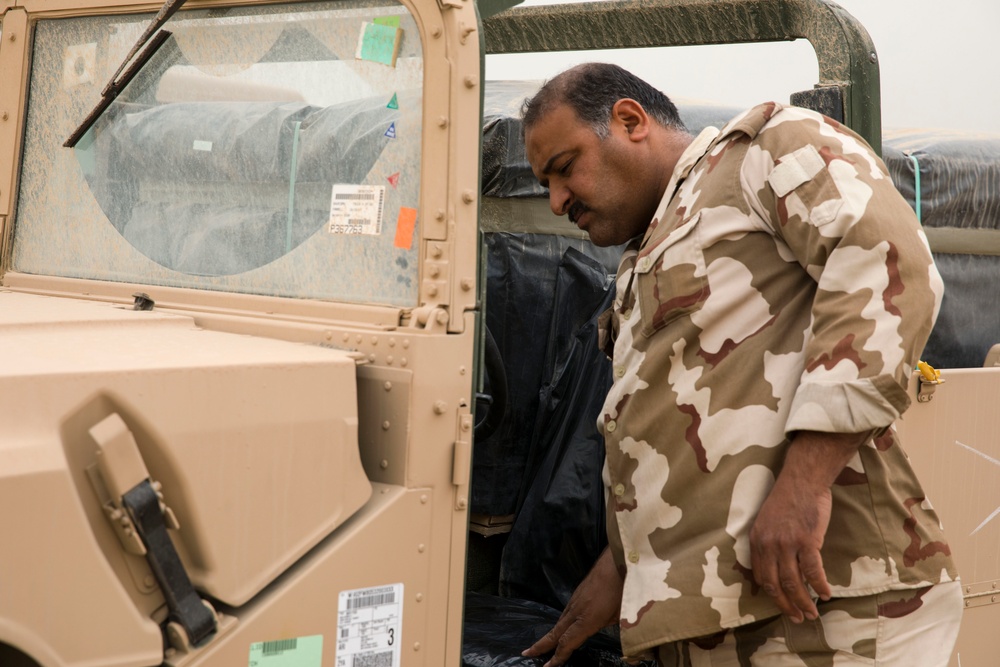 Iraqi Army 38th BDE Vehicle Transfer