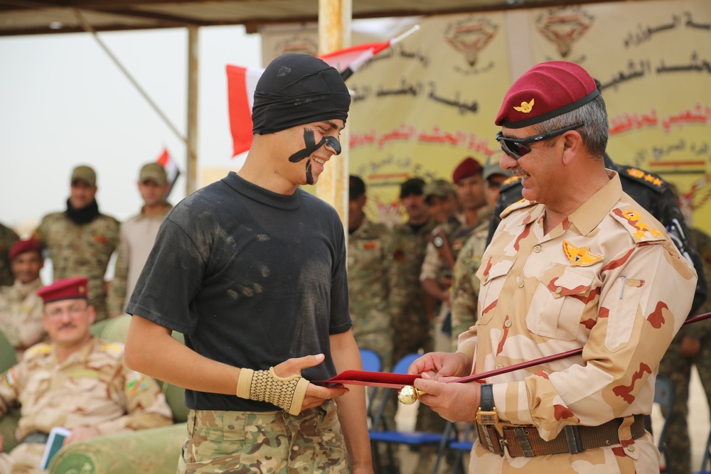 Iraqi Basic Marksmanship Graduation