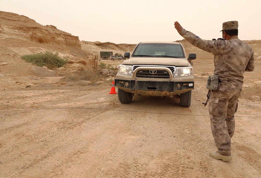 Vehicle check point training