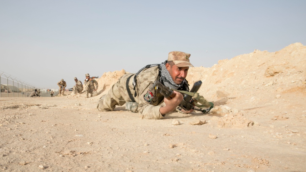 Iraqi, Danish conduct marksmanship training