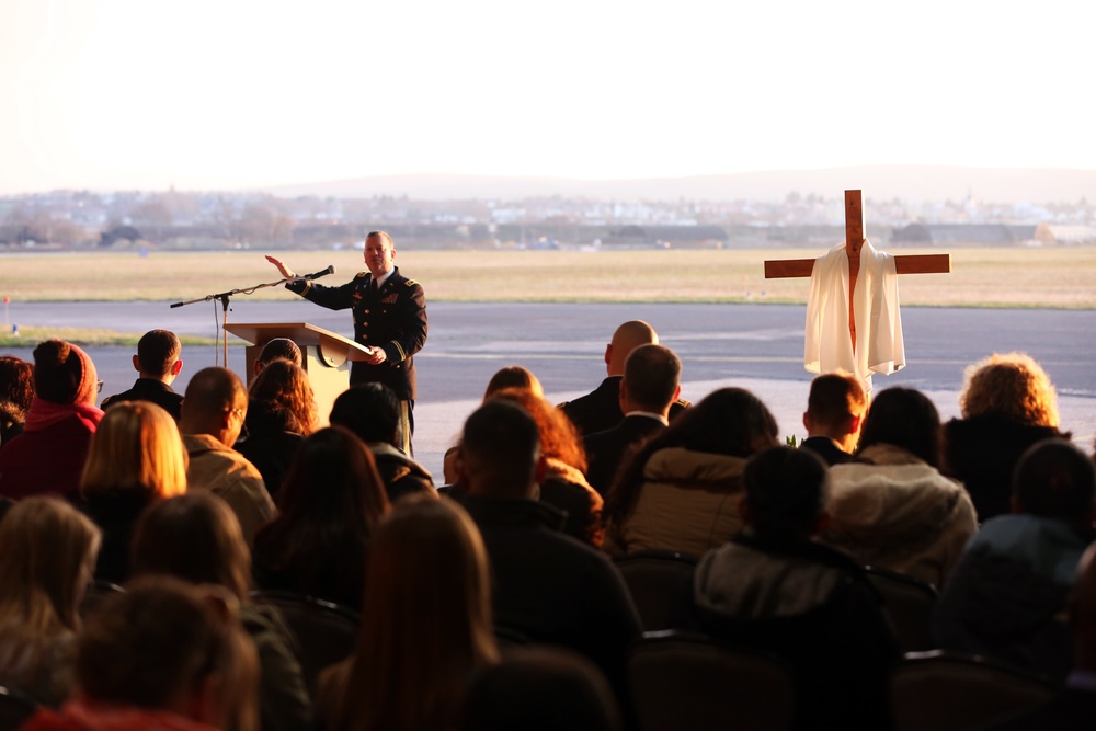 Garrison Wiesbaden Easter sunrise service