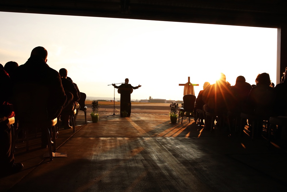 Garrison Wiesbaden Easter sunrise service
