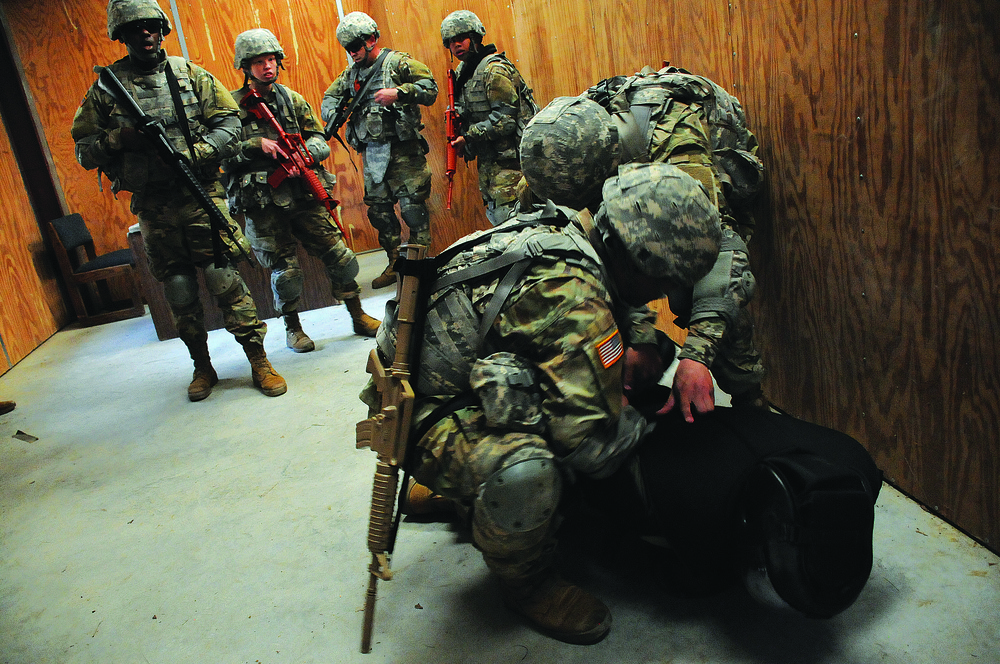 Ordnance School students train in combatives