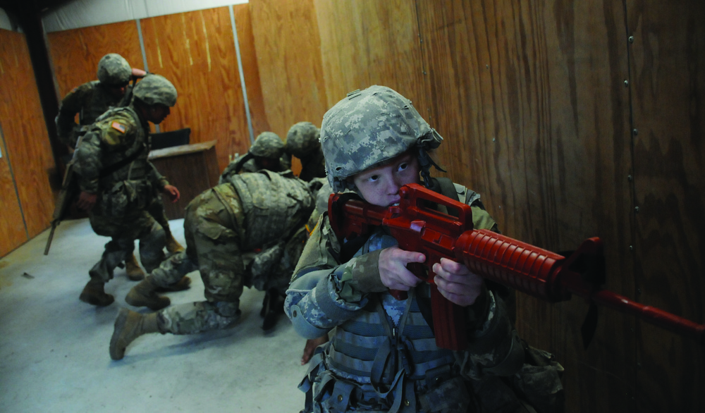 Ordnance School students train in combatives