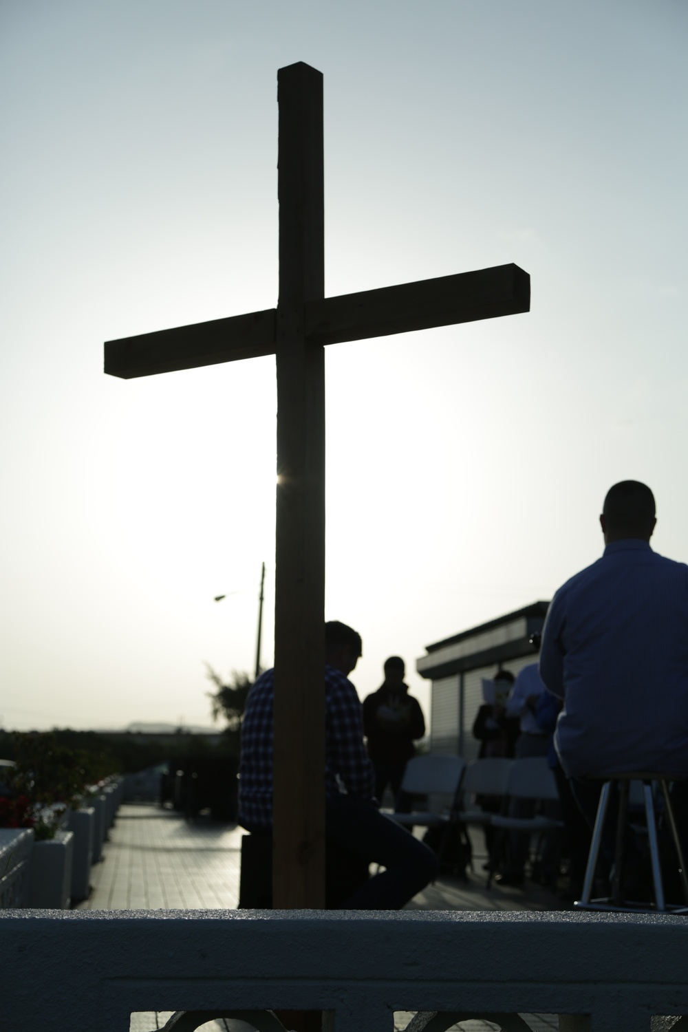 Local and US communities celebrate Easter together with Sunrise service