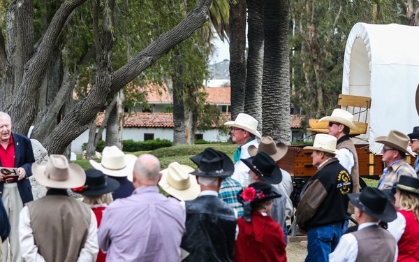 Camp Pendleton rancho receives new wagon