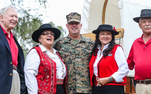 Camp Pendleton rancho receives new wagon