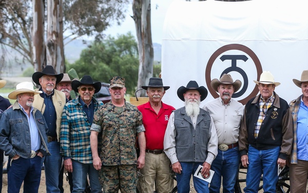 Camp Pendleton rancho receives new wagon