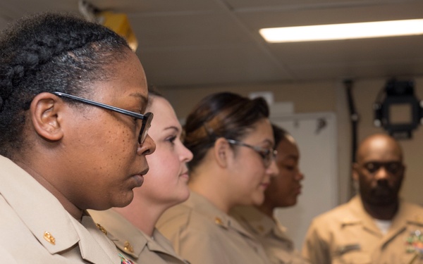 USS Oak Hill (LSD 51) celebrates chiefs' birthday