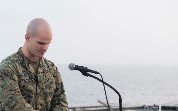 USS Oak Hill (LSD 51) celebrates Easter Sunday