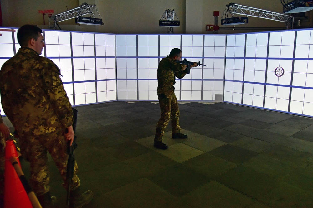 Italian Army Training at Vicenza, Italy.