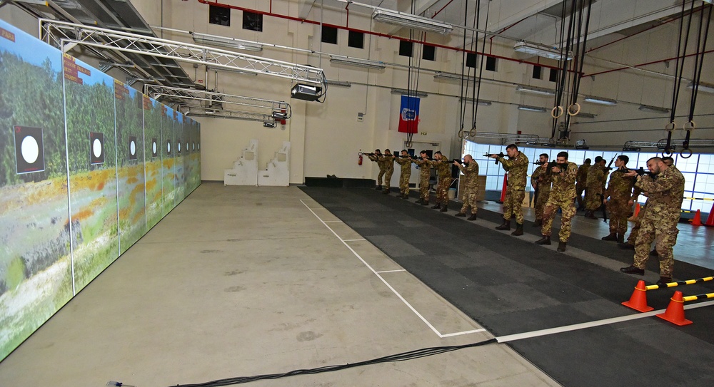 Italian Army Training at Vicenza, Italy.