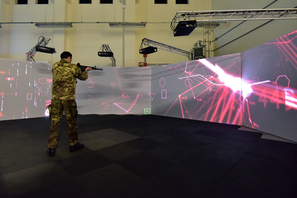 Italian Army Training at Vicenza, Italy.