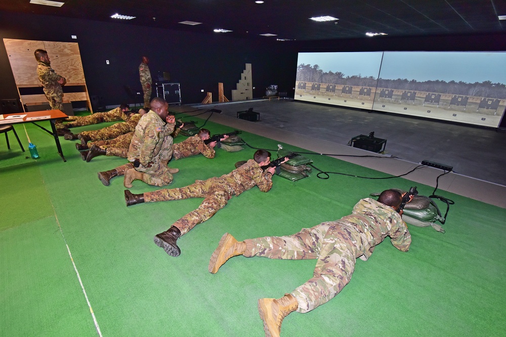 Italian Army Training at Vicenza, Italy.