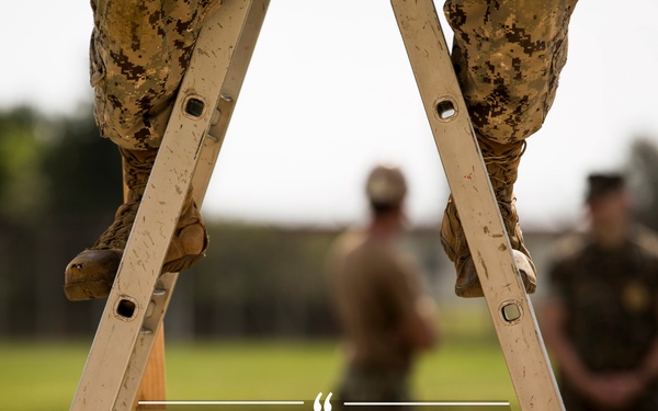Seabees build MOH HM3 Bush Battle Aid Station to help Marines prepare for CCU 2.0