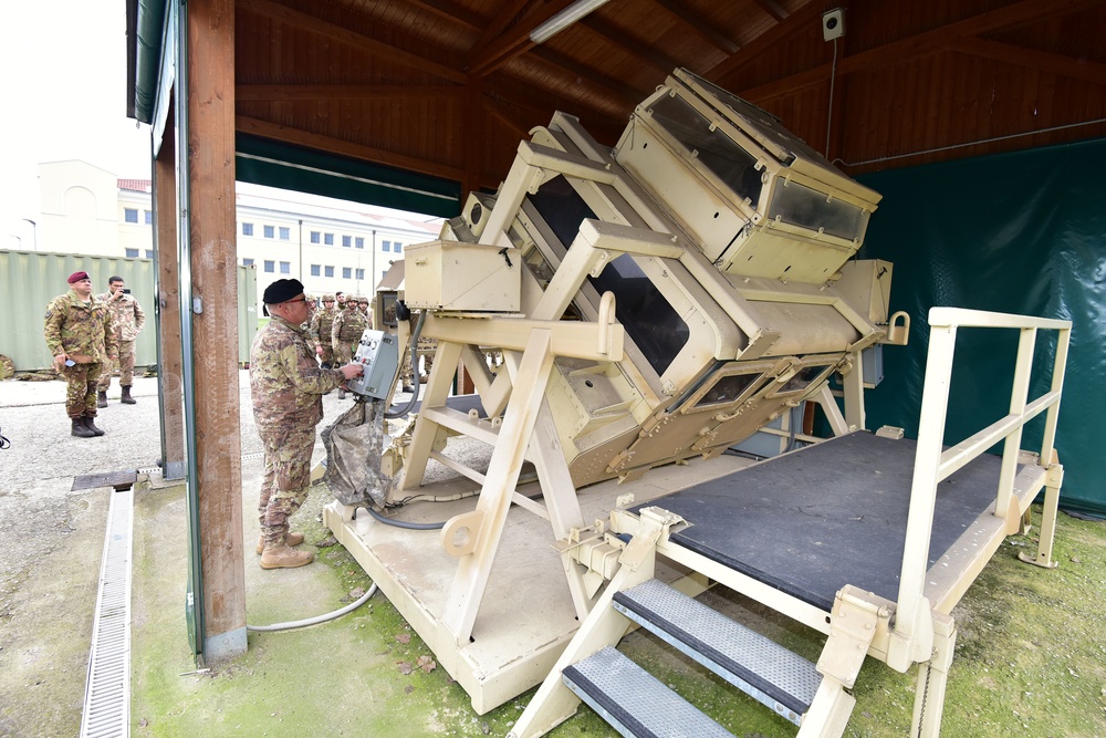 Italian Army Training at Vicenza, Italy, 29 March 2018.