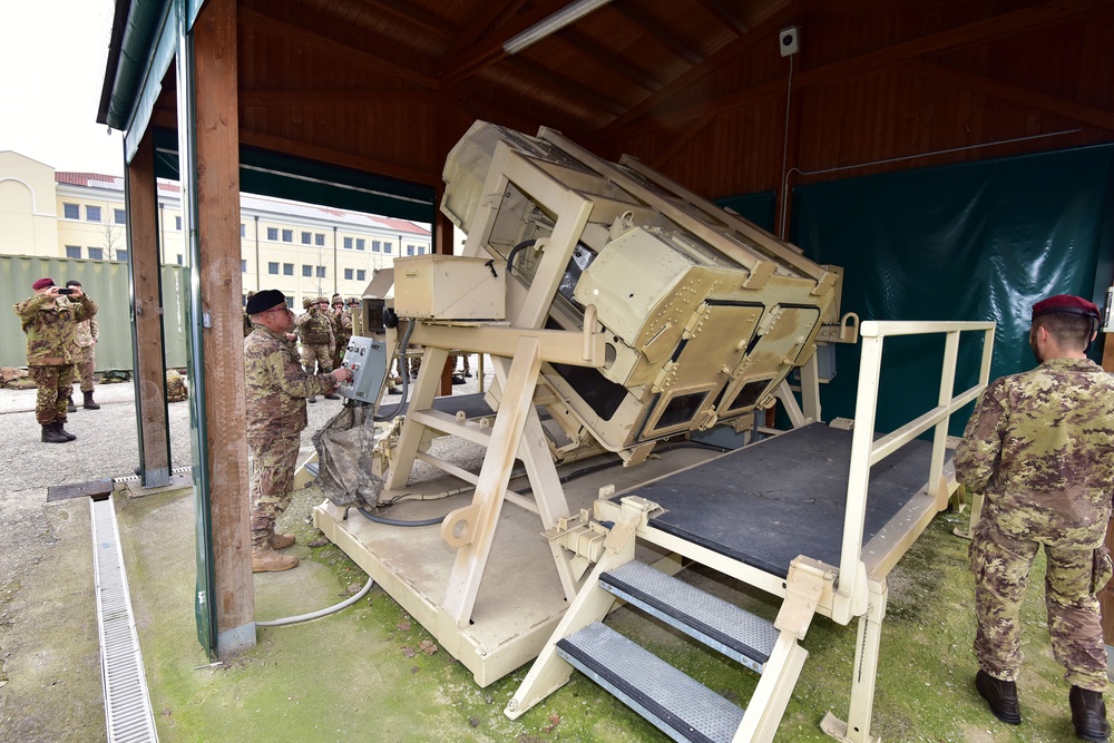 Italian Army Training at Vicenza, Italy, 29 March 2018.