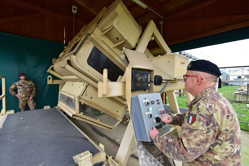 Italian Army Training at Vicenza, Italy, 29 March 2018.