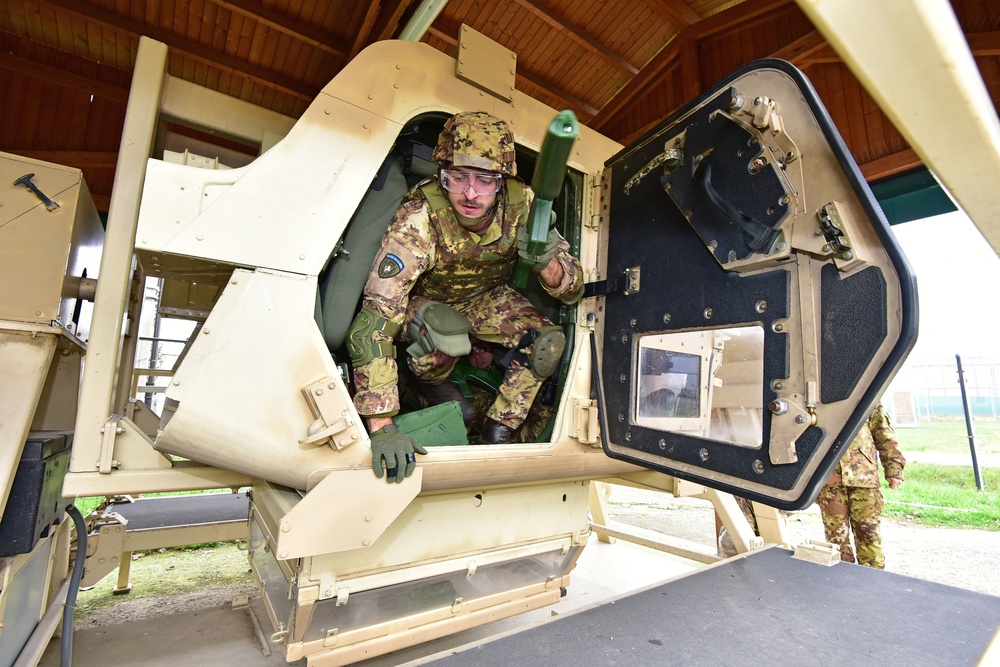 Italian Army Training at Vicenza, Italy, 29 March 2018.