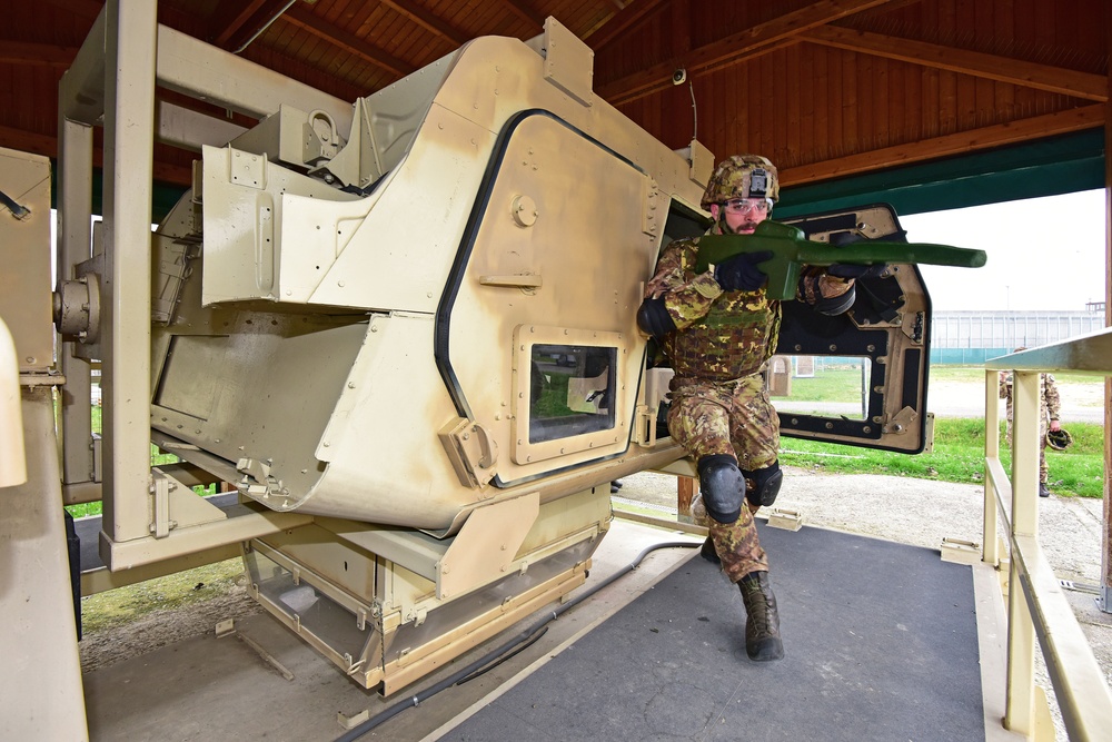 Italian Army Training at Vicenza, Italy, 29 March 2018.