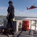 Coast Guard Canine Explosive Detection Team conducts hoist training