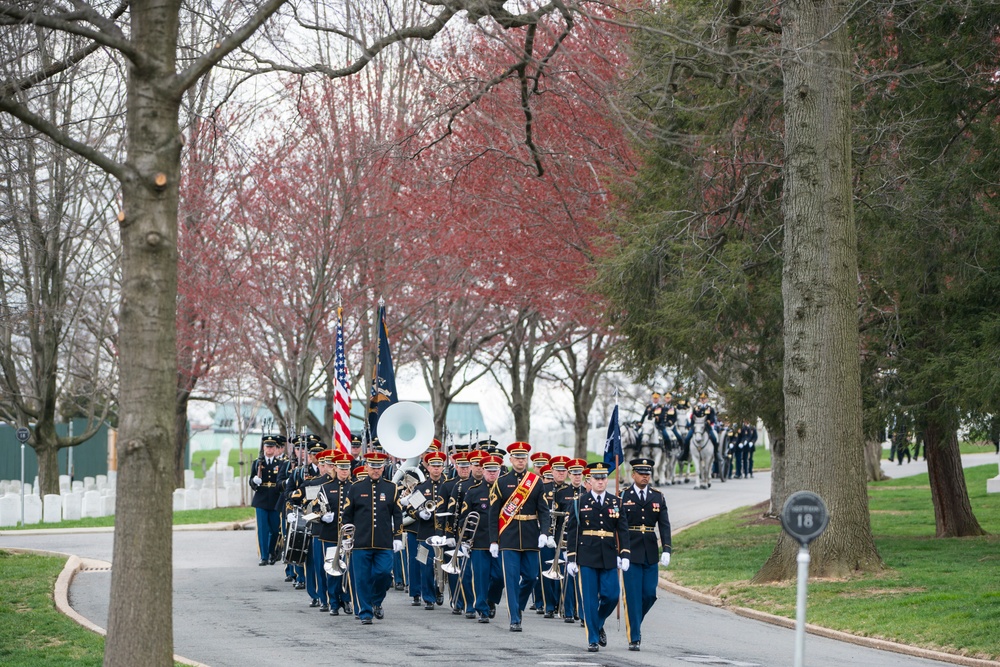 Full Honors Funeral for U.S. Army Col. Aleksander Einseln in Section 34
