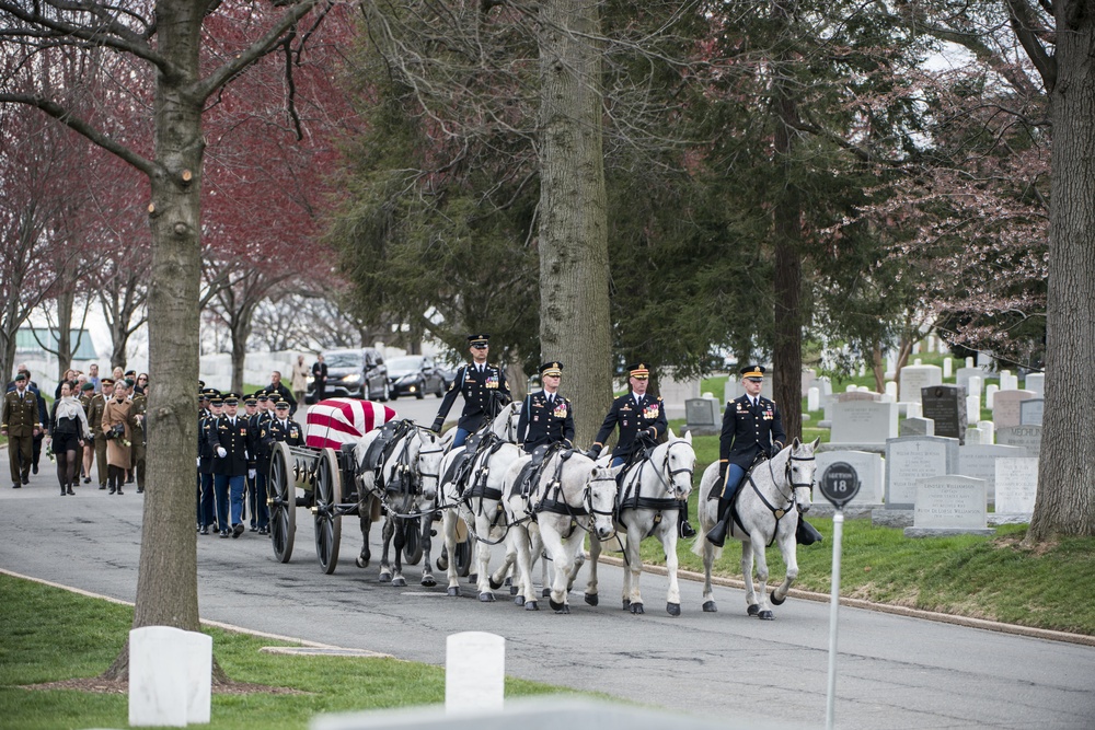 Full Honors Funeral for U.S. Army Col. Aleksander Einseln in Section 34