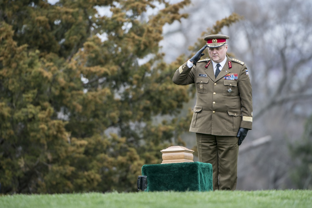 Full Honors Funeral for U.S. Army Col. Aleksander Einseln in Section 34