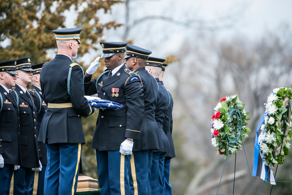 Full Honors Funeral for U.S. Army Col. Aleksander Einseln in Section 34