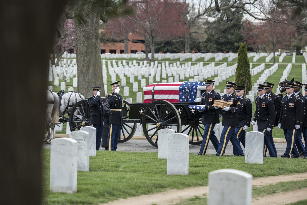 Full Honors Funeral for U.S. Army Col. Aleksander Einseln in Section 34