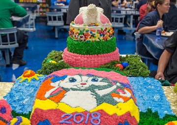 GHWB Sailors Celebrate Easter