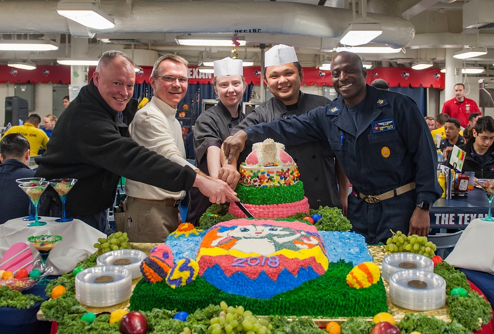 GHWB Sailors Celebrate Easter