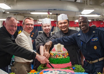 GHWB Sailors Celebrate Easter