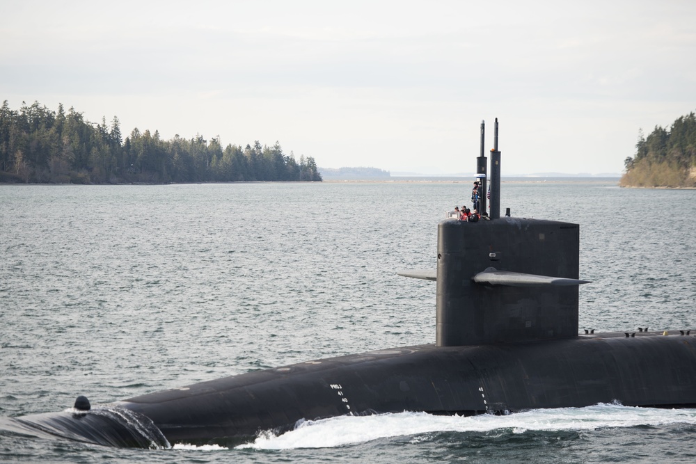 USS Nebraska Returns From DASO