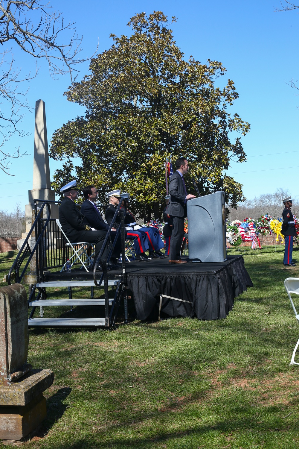 James Madison Wreath Laying