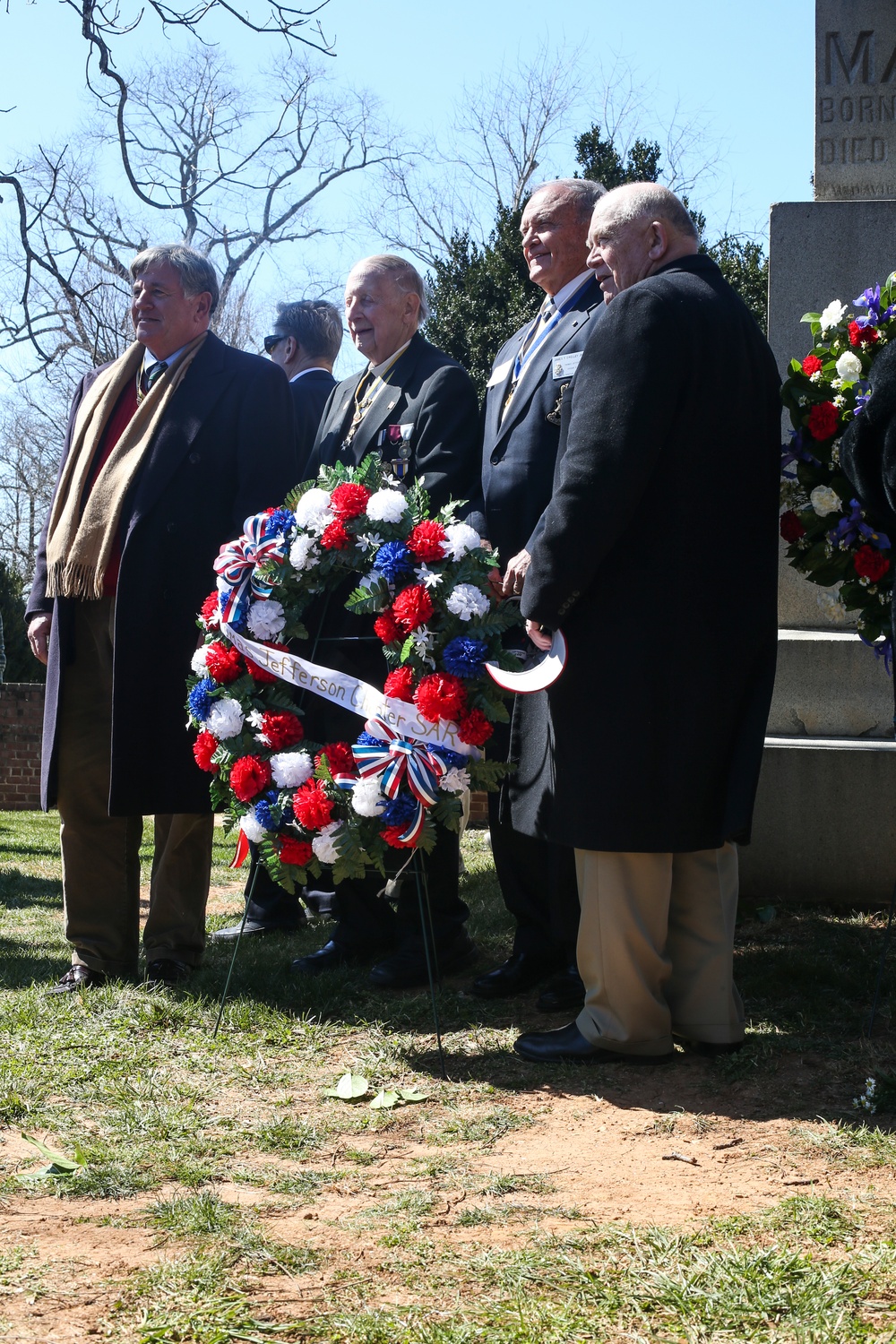 James Madison Wreath Laying