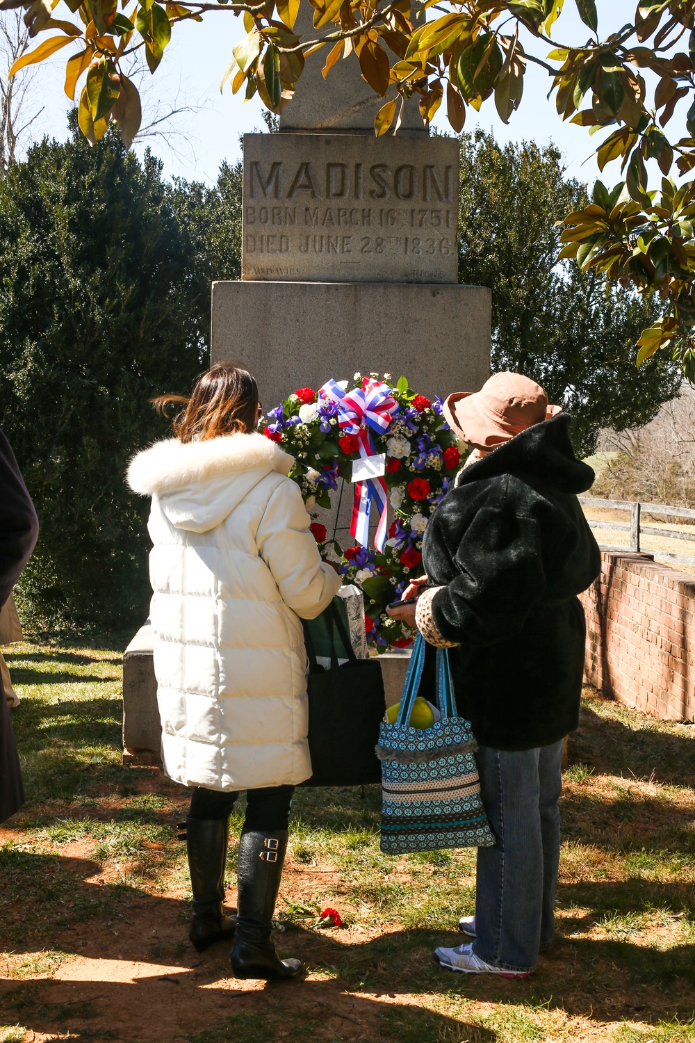 James Madison Wreath Laying