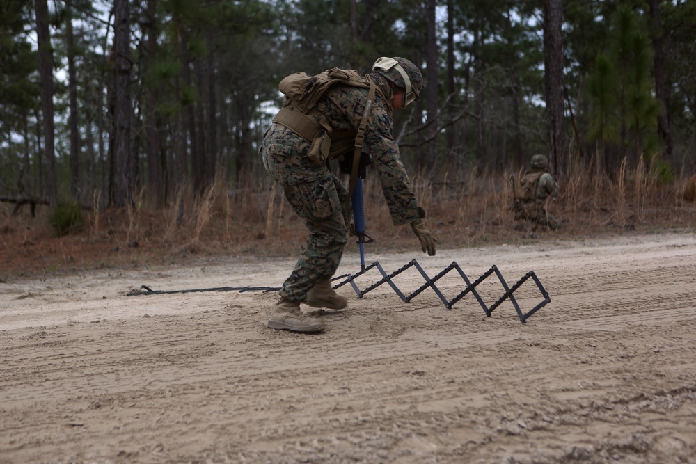 Taking aim: Marines from 2nd Marine Division prepare for deployment