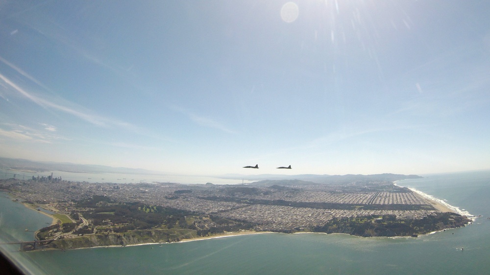 T-38 flight over Northern California