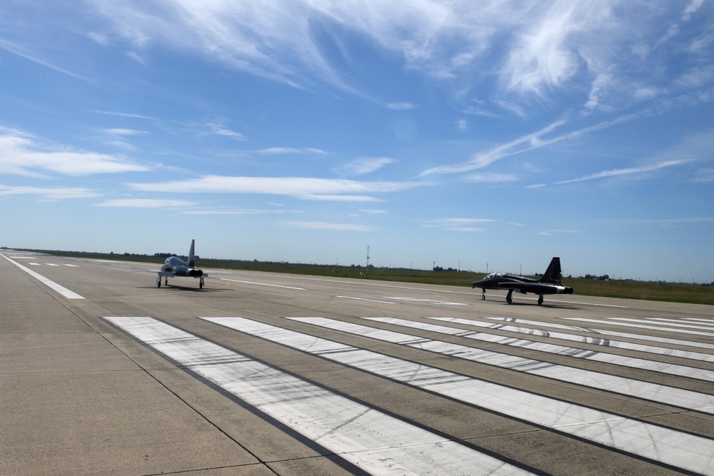 T-38 flight over Northern California